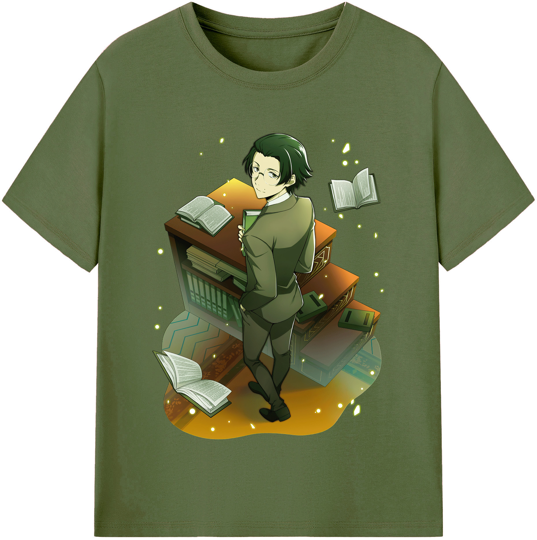（画像用） 文豪ストレイドッグス Bungo Stray Dogs 綿100％半袖Tシャツ（フロントプリント）